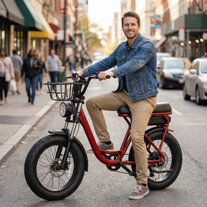 Bicicleta Eléctrica Práctica de 500W con Batería de Litio Extraíble, Compacta y Ligera para Uso Diario Urbano JYOP-550S con 6 Velocidades - Product Image 1