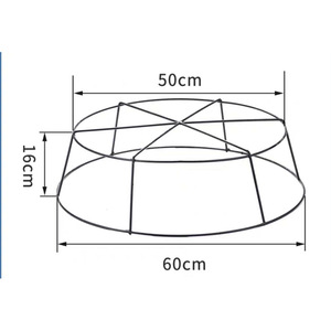 Aquaculture Disc Frame 50x60x16cm Iron Frame Aeration Equipment Oxygenation System - Product Image 1