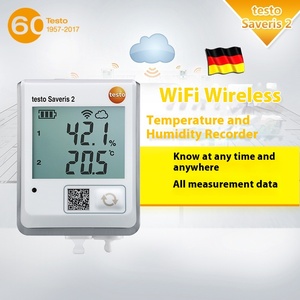 เครื่องบันทึกอุณหภูมิและความชื้นแบบดิจิตอล Testo Saveris 2 Wi-Fi ปรับแต่งได้ ผลิตจากวัสดุ ABS รับผลิตแบบ ODM สำหรับห้องปฏิบัติการเภสัชกรรม เครื่องบันทึกแบบไร้สาย Testo Sa - Product Image 3