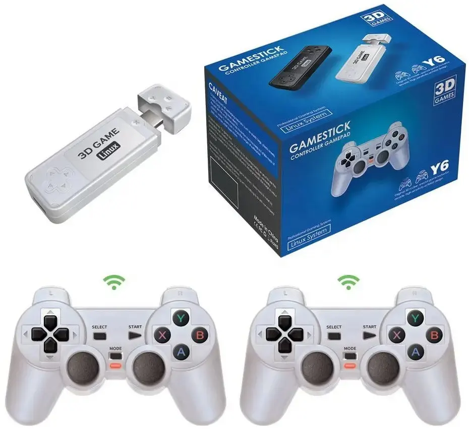 Fabrika outlet Y6 oyun sopa 4K çıkış Retro Video oyunu konsolu 64GB 20000 oyunları TV PSP için klasik oyun konsolları