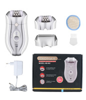 Vente en gros d'épilateur féminin rechargeable rasoir d'épilation pour femmes tondeuse bikini électrique machine à raser professionnelle
