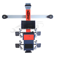Alignement à quatre roues de voiture 3D de haute qualité avec ensemble complet d'accessoires et certification CE Machine d'alignement de roue automatique