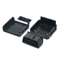 SETOCONT 12/24V OEM Conector OBDII de 16 Pines Ensamblado con Ranura para Tarjeta SIM y Puerto USB, Carcasa para Escáner OBD2 ST-SOH-025