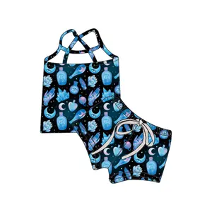 Qingli ODM High quality halter teen swimsuit bikini kid girls wholesale string bowknot bathing suit children swimwear