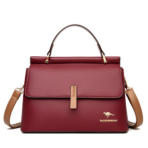 Sac à main pour femme avec poignée en treillis, sac à bandoulière élégant et décontracté avec rabat et fermoir, idéal pour l'été - Product Image 6