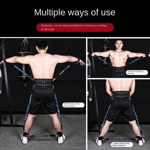 Bande de Résistance Professionnelle pour Entraînement de Boxe, Sangle Élastique en Caoutchouc pour Étirements, Bandes de Résistance pour Améliorer la Puissance, Portable - Product Image 2