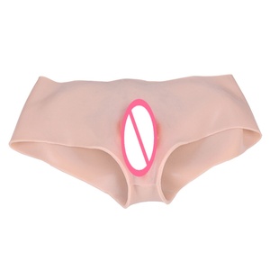 FAAK <b>Men</b> Underwear Hiding Gaff Briefs Cock Vagina Silicone Pants Crossdresser Suit Transgender CD Sissy Panties Stretchable - Product Image 3