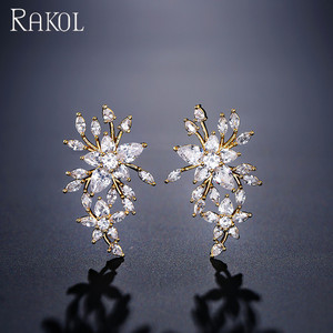 Lacor EP2204 Boucles d'oreilles pour femmes en laiton avec zircon pavé - Product Image 6