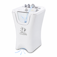 Station de lavage pour chien Dpbathe, baignoire en acrylique transparente pour la surveillance des animaux de compagnie