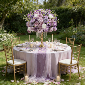 Hot Sale Modern Silk Wedding Flower Arrangement purple <b>Artificial</b> <b>Hydrangea</b> Flower Ball - Product Image 1