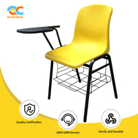 Chaises de salle à manger en plastique empilables économiques en stock, chaise à dossier croisé durable, chaises en plastique peu encombrantes, prix bas