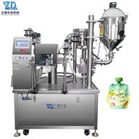 Machine de remplissage et de scellage rotative automatique multi-stations pour sachets à bec verseur Doypack, pour purée de fruits pour bébés et confiture de myrtilles, qualité alimentaire