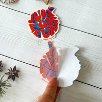 Vente en gros d'autocollants populaires imperméables personnalisés pour étiquettes d'impression de promotion de marque autocollants transparents personnalisés avec logo découpé à l'emporte-pièce