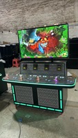 Table de jeu de pêche en métal pour 4 joueurs, vente chaude, avec support en anglais