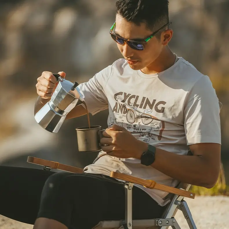 MONTON Fabricante Ropa deportiva con estampado personalizado Camiseta para correr al aire libre Camiseta de manga corta de secado rápido Camisetas de ciclismo Hombres