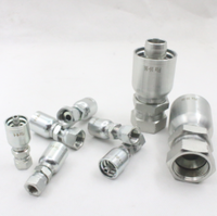 Connecteurs de tuyaux hydrauliques personnalisables avec logo ORFS FEMALE Seal-Lock Parker série 43, logo imprimable