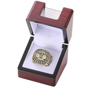 Nhẫn vô địch Pittsburgh Steelers 1975 bán buôn, thời trang cổ điển, mạ bạc/vàng, hợp kim, trang sức thể thao, quà tặng dự tiệc - Product Image 6