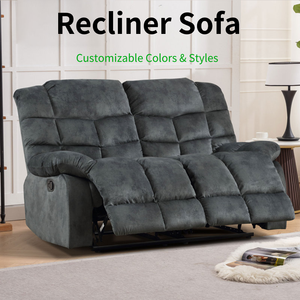 <span class=keywords><strong>Canapé</strong></span> <span class=keywords><strong>d</strong></span>'<span class=keywords><strong>angle</strong></span> en cuir inclinable électrique en forme de L - Product Image 2