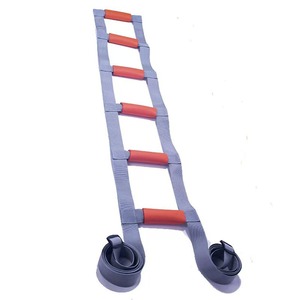 Ceinture d'aide au lever du lit en nylon renforcé, taille unique, gris, pour l'assistance des personnes âgées, équipement de rééducation et de fitness au chevet du lit - Product Image 1