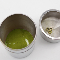 Ensemble de thé matcha Newell avec tamis, boule mélangeuse, perles, boîte à thé, café et sucre en acier inoxydable avec boîte cadeau