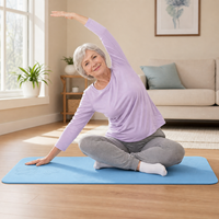 Tapete de Yoga TPE de un Solo Color, Antideslizante, Personalizado con la Marca Yugaland Gym, Regalo de Bienvenida, Venta al Por Mayor Directo de Fábrica
