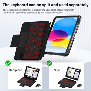 <span class=keywords><strong>IPad</strong></span>用超軽量磁気取り外し可能キーボード10.9書き込み表示モード付き<span class=keywords><strong>iPad</strong></span> Air 11ケース用大型精密トラックパッド - Product Image 2