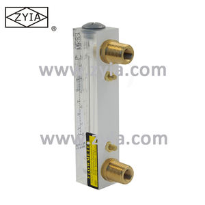 Pengukur aliran oksigen kontrol cairan PVC & akrilik, alat pengukur aliran oksigen GPM Air laut dapat disesuaikan untuk Gas dan Medium udara - Product Image 5