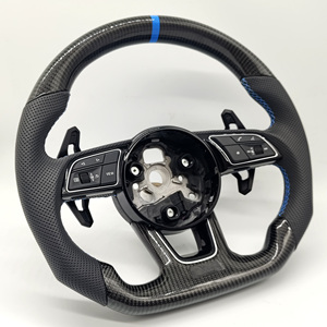 Volante Deportivo <span class=keywords><strong>de</strong></span> Fibra <span class=keywords><strong>de</strong></span> Carbono para Audi A3 A4 A5 A6 A7 A8 Q3 Q5 Q7 Q8 TT R8 RS3 RS4 S3 S4 S5 S6 S7, Personalizado <span class=keywords><strong>de</strong></span> Fábrica, Gran Venta - Product Image 2