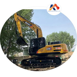 Excavatrice sur chenilles d'occasion Sany SY215C de 22 tonnes à prix bas et livraison rapide avec moteur Mitsubishi, pompe hydraulique Kawasaki et moteur à vibrations - Product Image 1