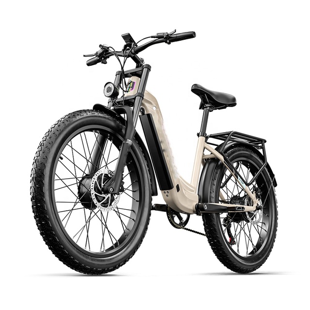 New 26*3.0 Inch Durable Wide-tire Electric Bike 2000W Dual Motor 48V 17.5Ah Lithium Battery Sport Fast Speed Off-road Design