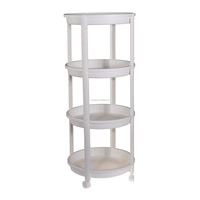 Vivinature Chariot rond de rangement en plastique Offre Spéciale