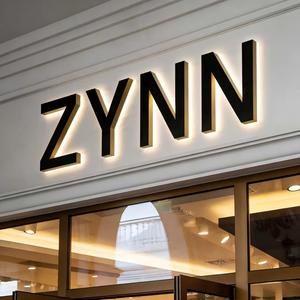 Indoor Wall Decoration 3D LED Backlit Acrylic Logo Signage Company <b>Name</b> Easy Installation - Product Image 2