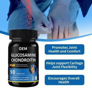 Suplemento para Articulaciones y Huesos con Glucosamina, Condroitina y MSM HCl OEM, 500 mg, 1500 mg, 800 MSM, Cápsulas de Glucosamina, Condroitina y Calcio - Product Image 2