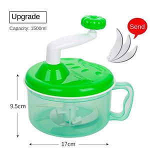 Multi-Functional Household Kitchen <b>Vegetable</b> <b>Cutter</b> Manual Meat Grasping Machine Garlic Stuffing Grasping Fruit <b>Vegetable</b> Tools - Product Image 5