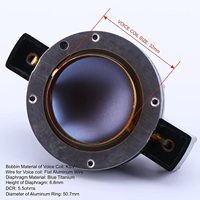 YOTO PRO-DH2005 DH2010A SX80 SX100 SX200 SX300 Haut-parleur à diaphragme de haute qualité 300 Watts 8 Ohms Ev dh3