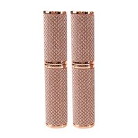 Nouveau Tube à Sourcils en Plastique Tendance, Autocollants en Cuir Léopard, Doré de Luxe, 8ml, Vide, Personnalisable, Sérigraphié, Cosmétique