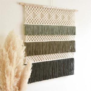 INS Precio de fábrica Mejor venta DIY macramé colgante de pared grande extra largo macramé colgante de pared tapiz de macramé de gran tamaño - Product Image 1