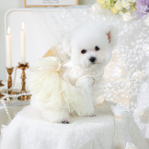 PETCIRCLE Ropa de Primavera/Verano para Perros y Gatos - Nuevo Vestido de Novia Floral - Product Image 2