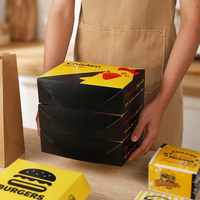 Emballages personnalisables en carton biodégradable et recyclable de qualité alimentaire pour la vente en gros de poulet frit à emporter