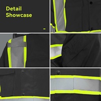 Veste de sécurité SMASYS à haute visibilité, doublure en polaire de couleur fluorescente, pour le travail, classe 2 ANSI, marché américain, veste de sécurité réfléchissante à succès