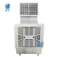 Refroidisseur d'air évaporatif industriel, pompe à moteur AC, protection IP55, faible bruit, machine de refroidissement par eau, fil de cuivre 100% pur