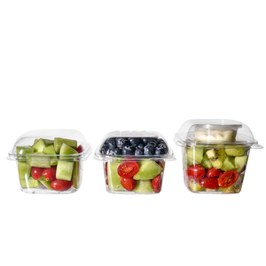 pendurado 0,75 oz erva recipientes para erva fresca embalagem <span class=keywords><strong>PET</strong></span> limpar descartável clamshell caixa de plástico com gancho - Product Image 5