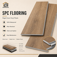 B2B Toptan 4mm PVC Kilitli Döşeme Su Geçirmez Ahşap Desenli Vinil Parke, Ev Tadilatı ve İç Mekan Tedariki için