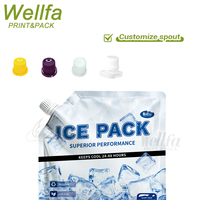 Pochette Doypack personnalisée imprimée avec bec verseur pour liquides, qualité alimentaire, en feuille d'aluminium haute barrière, rechargeable, réutilisable et anti-fuite
