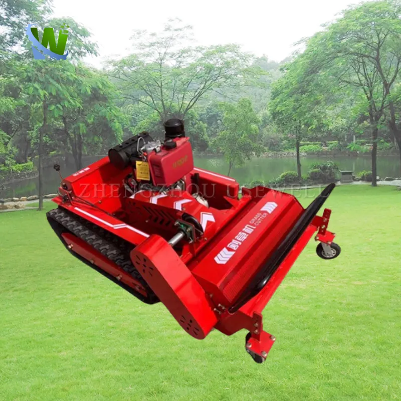 多機能ガーデングラススマートカッティングウィーダーミニスモールクローラーリモコンロボット電気コードレス芝刈り機