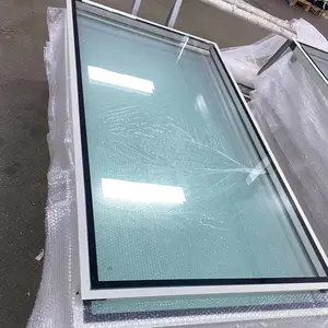 Marco de aluminio estándar GMP, ventana de purificación de sala limpia hermética de vidrio templado para sala limpia