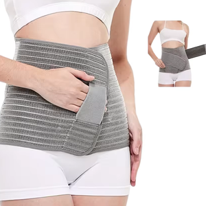 Cintura Addominale <span class=keywords><strong>Post</strong></span>-Parto in Carbone di Bambù, Elastica e Regolabile, Modellante 3D, Compressiva e Resistente - Product Image 1