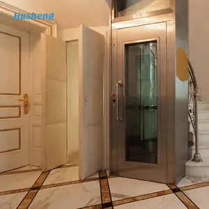 Ascensore per uso domestico fuji ascensore per villa 2 3 4 5 pavimento piccolo ascensore per trazione soffitta duplex