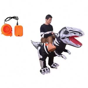Divertido <span class=keywords><strong>Disfraz</strong></span> Inflable de <span class=keywords><strong>Dinosaurio</strong></span> para Adultos, <span class=keywords><strong>Disfraz</strong></span> de T-Rex para Halloween, <span class=keywords><strong>Disfraz</strong></span> de <span class=keywords><strong>Dinosaurio</strong></span> para Adultos para el Hogar - Product Image 3