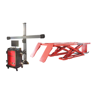 Alineador de rueda de coche 3D tipo elevador de alta calidad, máquina equilibradora de ruedas, equipo para servicio de taller de neumáticos - Product Image 1